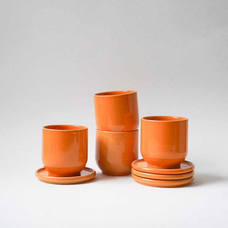 4er-Set Becher Hollyhock