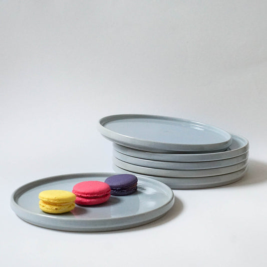 6er-Set Teller (Deckel) 22cm