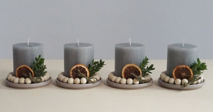 4er-Set Teller (Deckel) mini 10,5cm